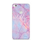 Personalised Purple Marble Name Huawei P8 Lite Case