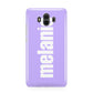 Personalised Purple Name Huawei Mate 10 Protective Phone Case