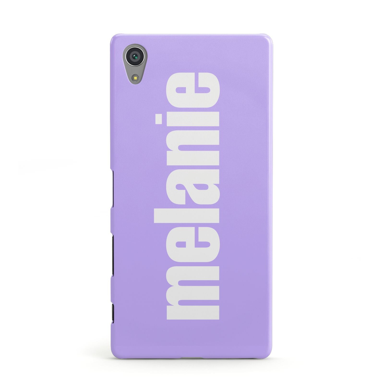 Personalised Purple Name Sony Xperia Case