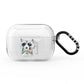 Personalised Raccoon AirPods Pro Clear Case