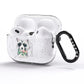 Personalised Raccoon AirPods Pro Glitter Case Side Image