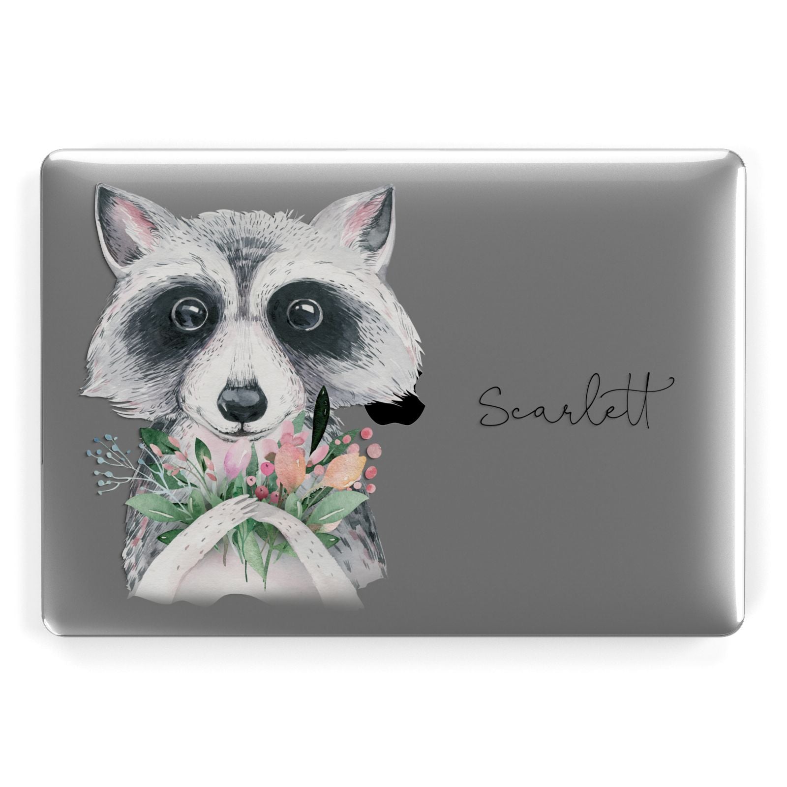 Personalised Raccoon Apple MacBook Case