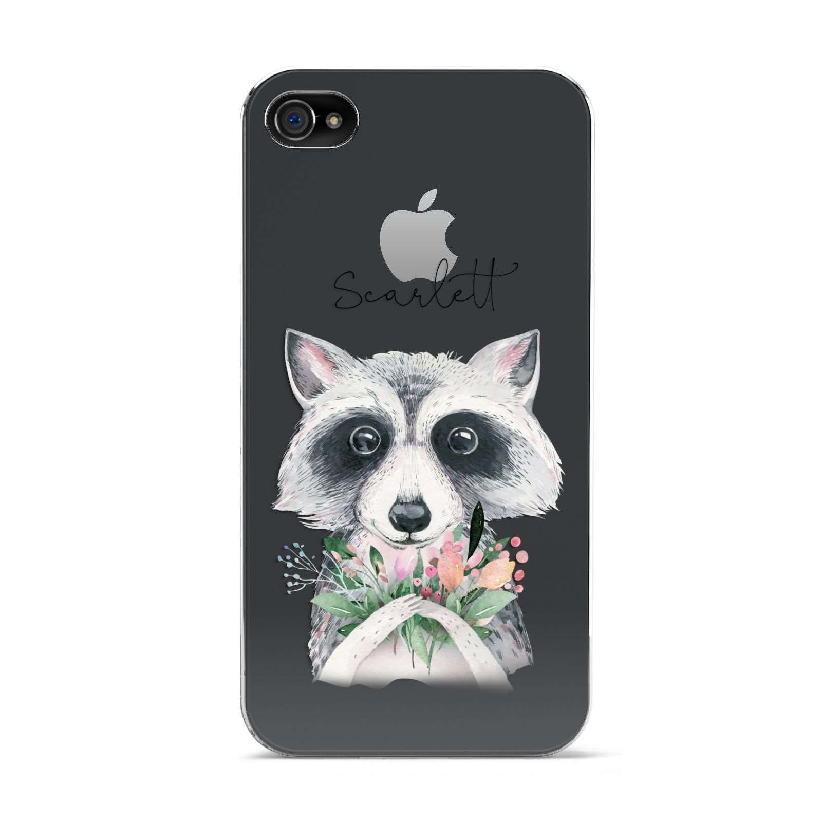 Personalised Raccoon Apple iPhone 4s Case