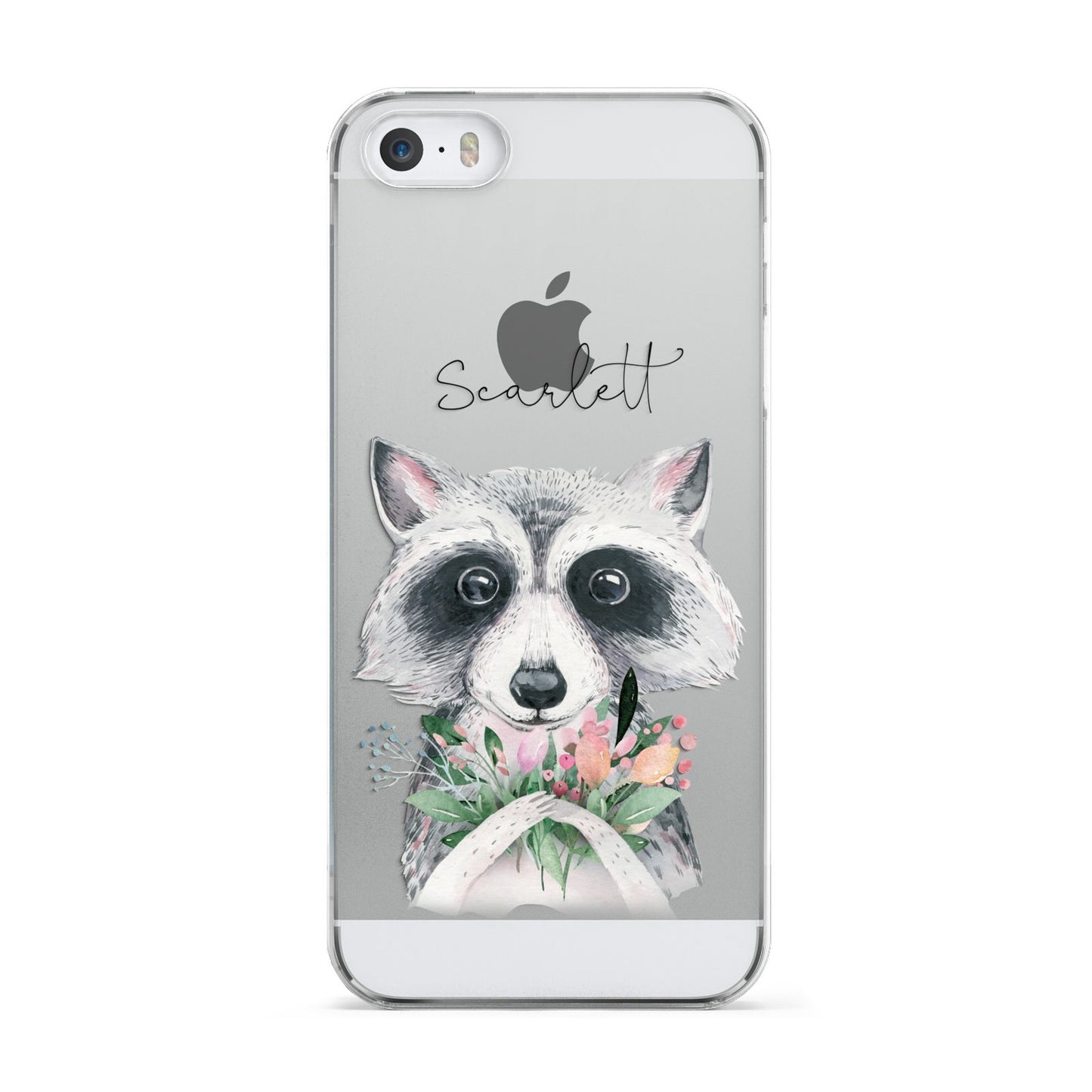 Personalised Raccoon Apple iPhone 5 Case
