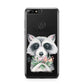 Personalised Raccoon Huawei Y7 2018