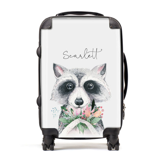 Personalised Raccoon Suitcase