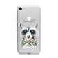 Personalised Raccoon iPhone 7 Bumper Case on Silver iPhone