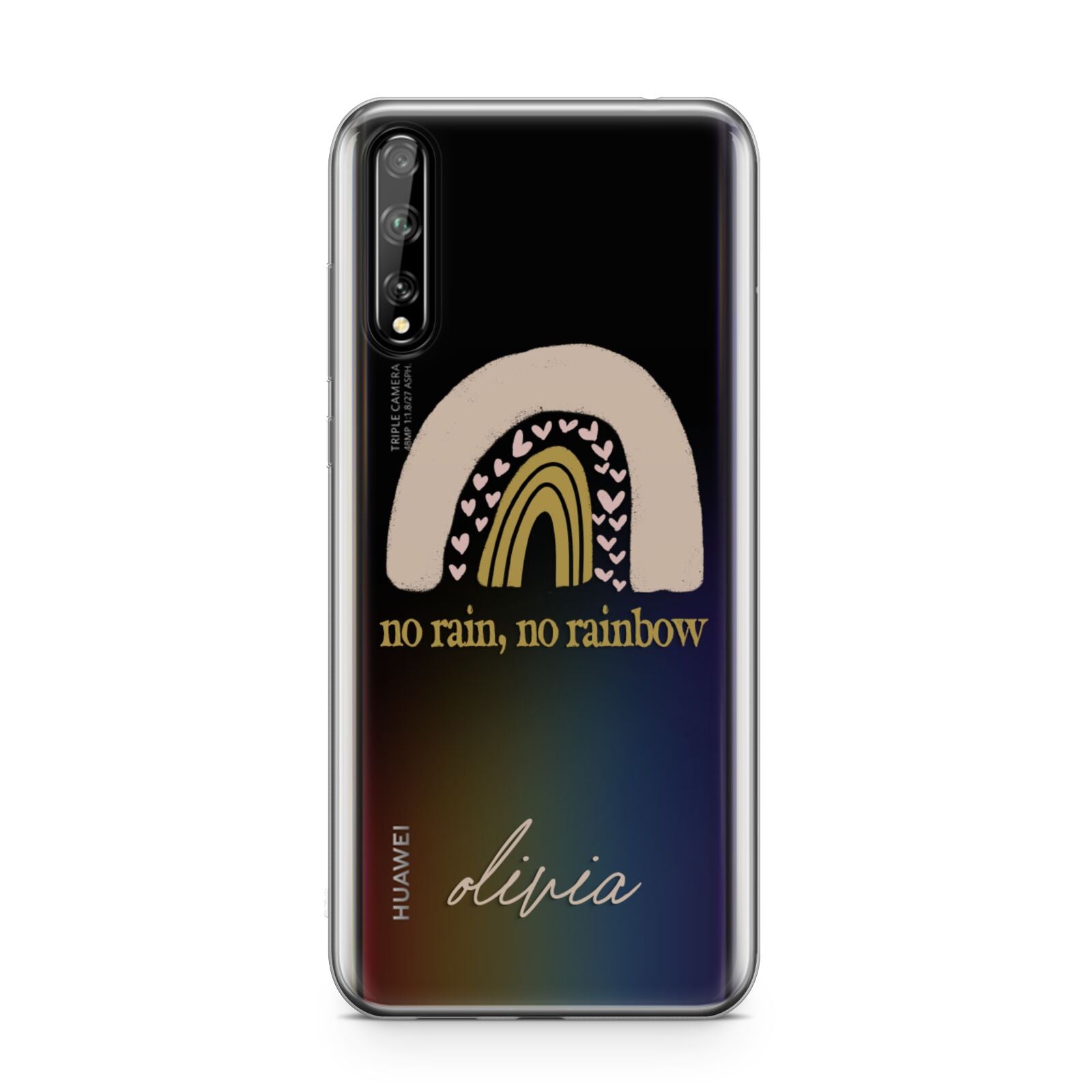 Personalised Rainbow Huawei Enjoy 10s Phone Case