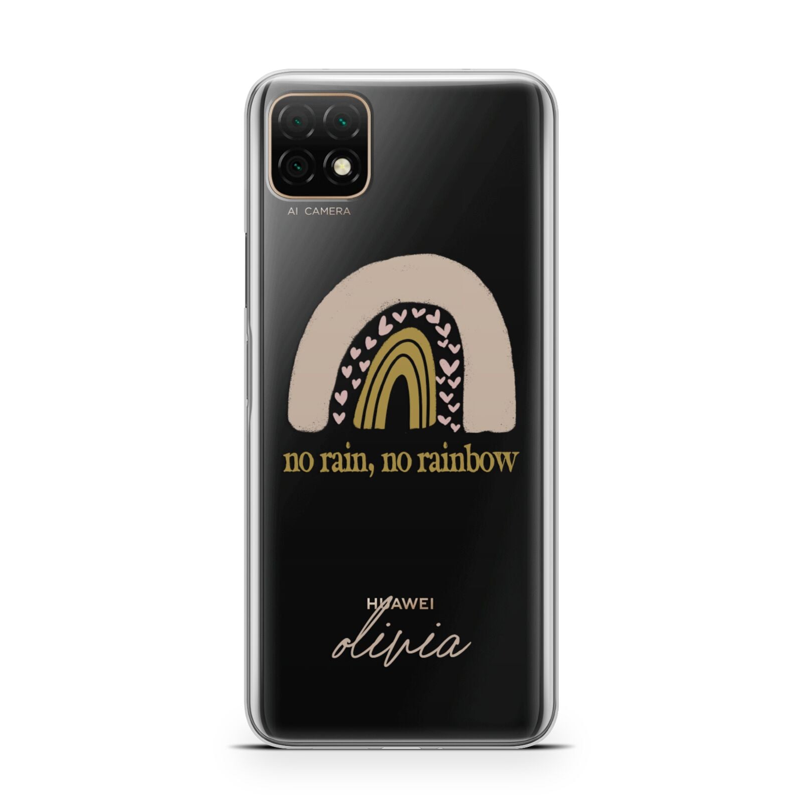Personalised Rainbow Huawei Enjoy 20 Phone Case