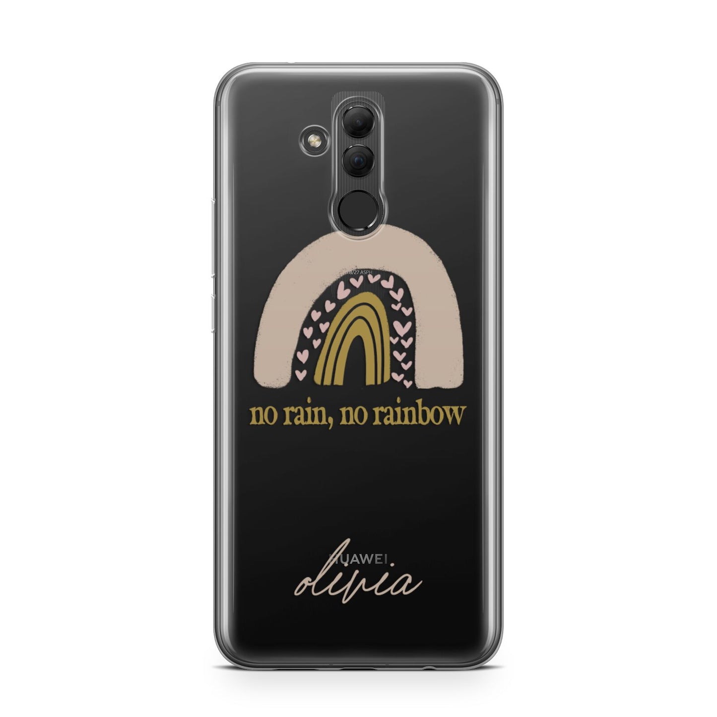 Personalised Rainbow Huawei Mate 20 Lite