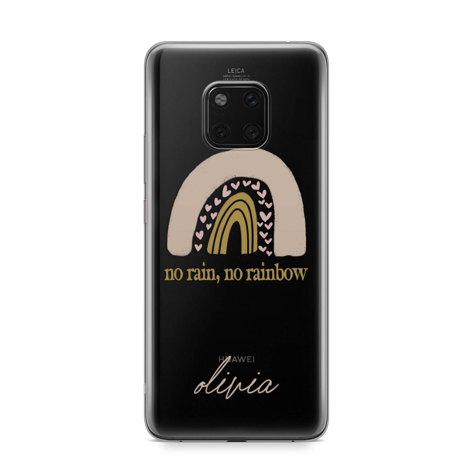 Personalised Rainbow Huawei Mate 20 Pro Phone Case