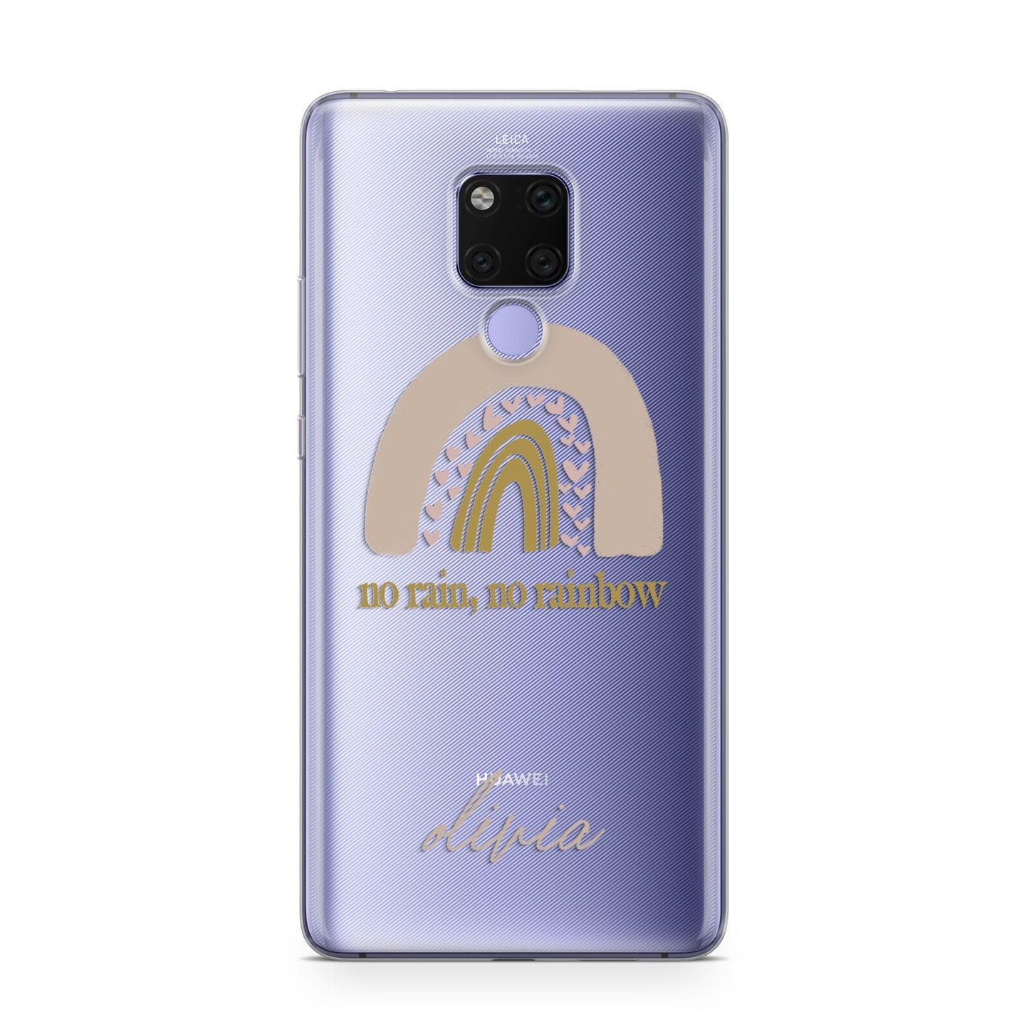 Personalised Rainbow Huawei Mate 20X Phone Case