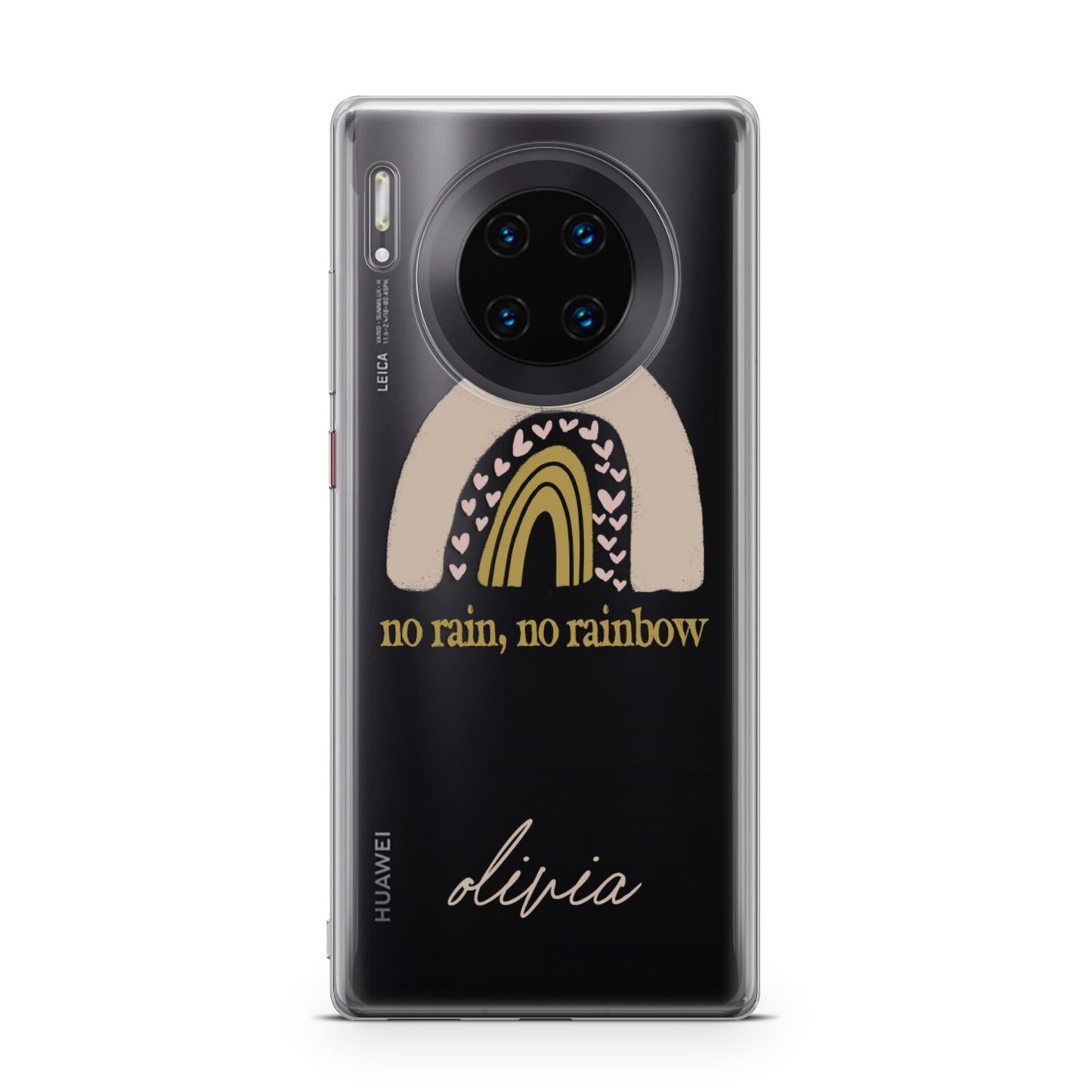 Personalised Rainbow Huawei Mate 30 Pro Phone Case