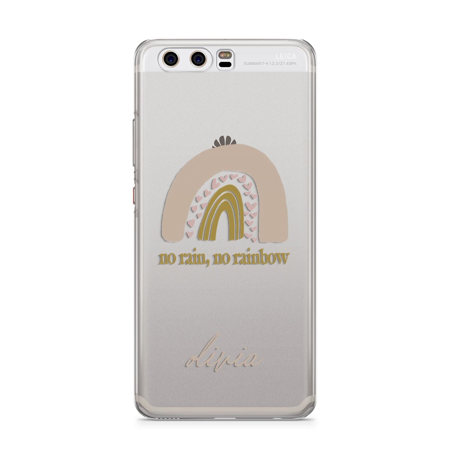 Personalised Rainbow Huawei P10 Phone Case