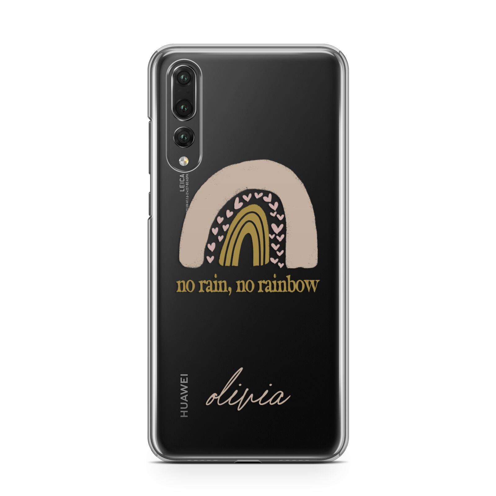 Personalised Rainbow Huawei P20 Pro Phone Case