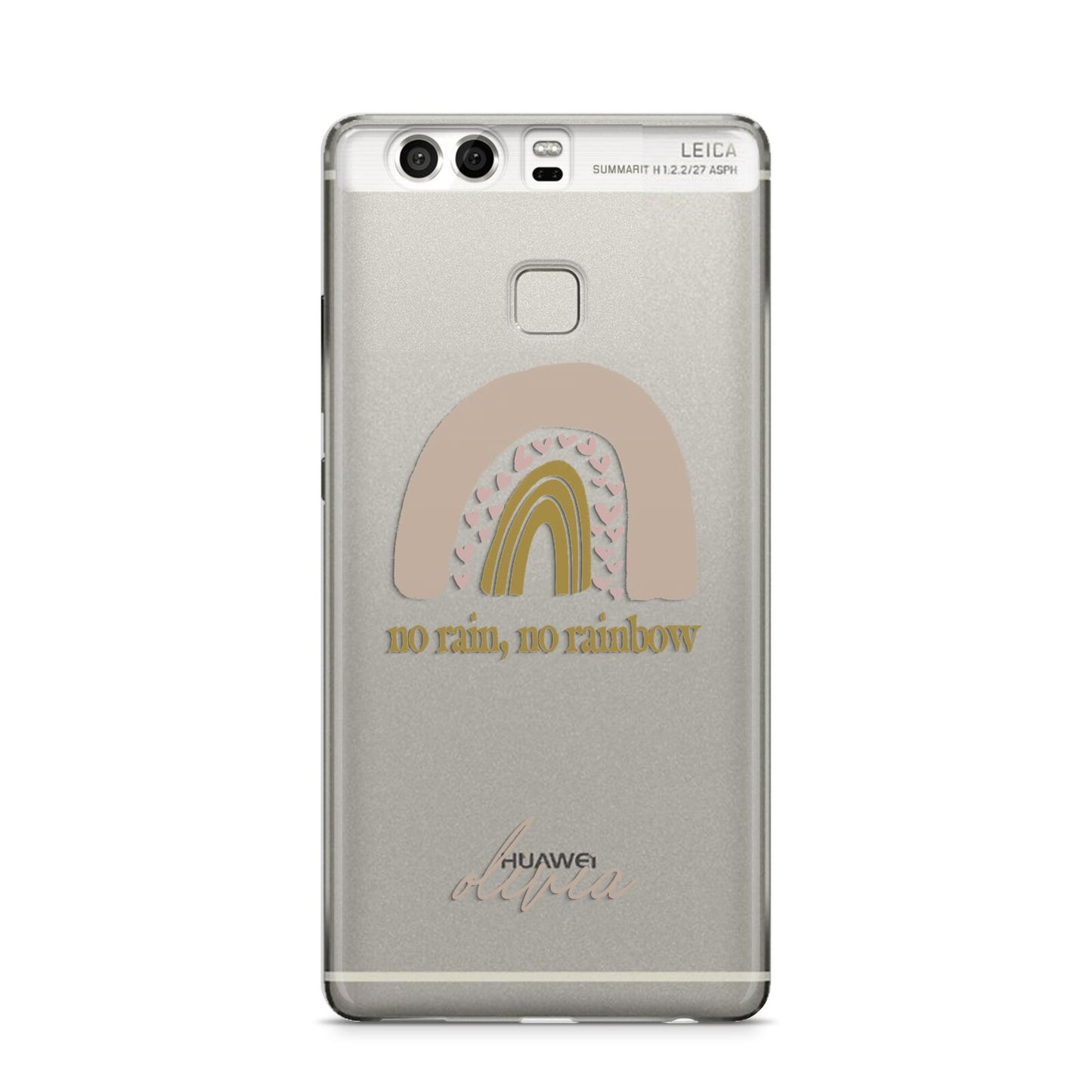 Personalised Rainbow Huawei P9 Case
