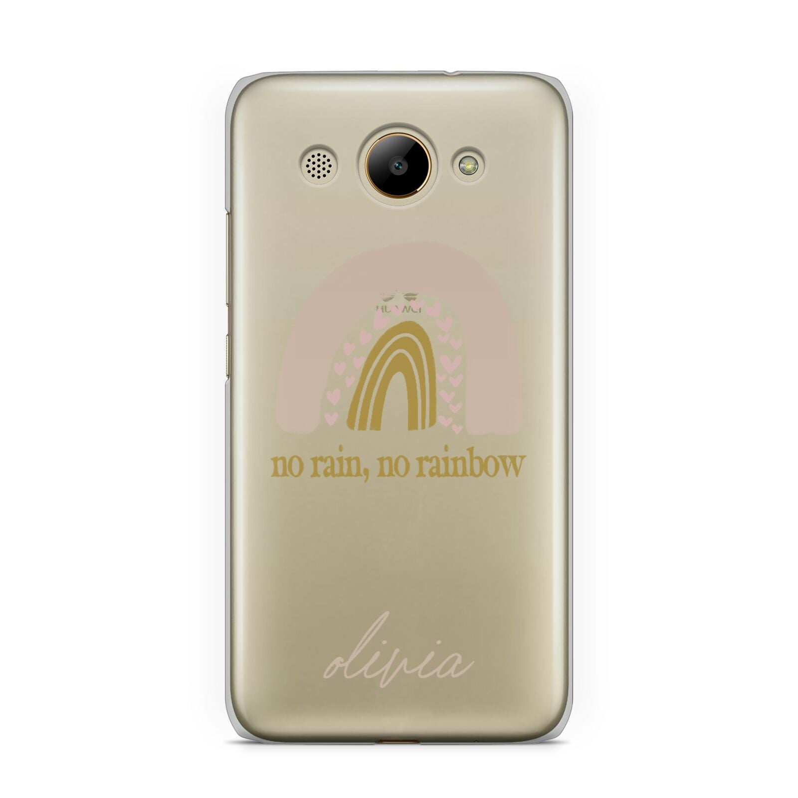 Personalised Rainbow Huawei Y3 2017