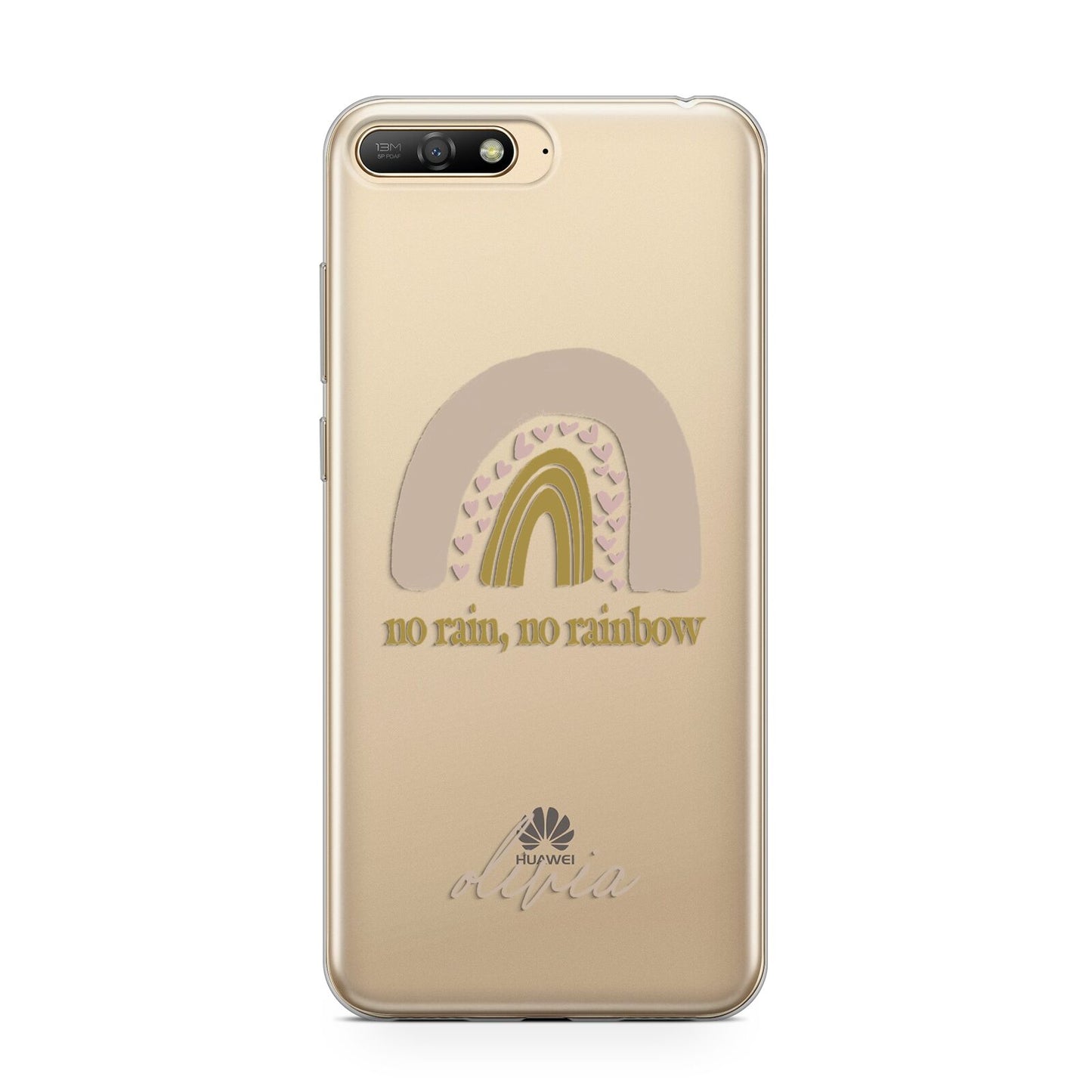 Personalised Rainbow Huawei Y6 2018