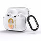 Personalised Rainbow Magic AirPods Pro Clear Case Side Image