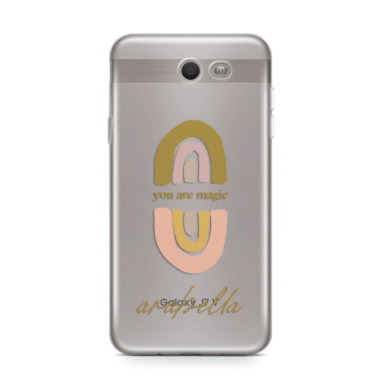 Personalised Rainbow Magic Samsung Galaxy J7 2017 Case