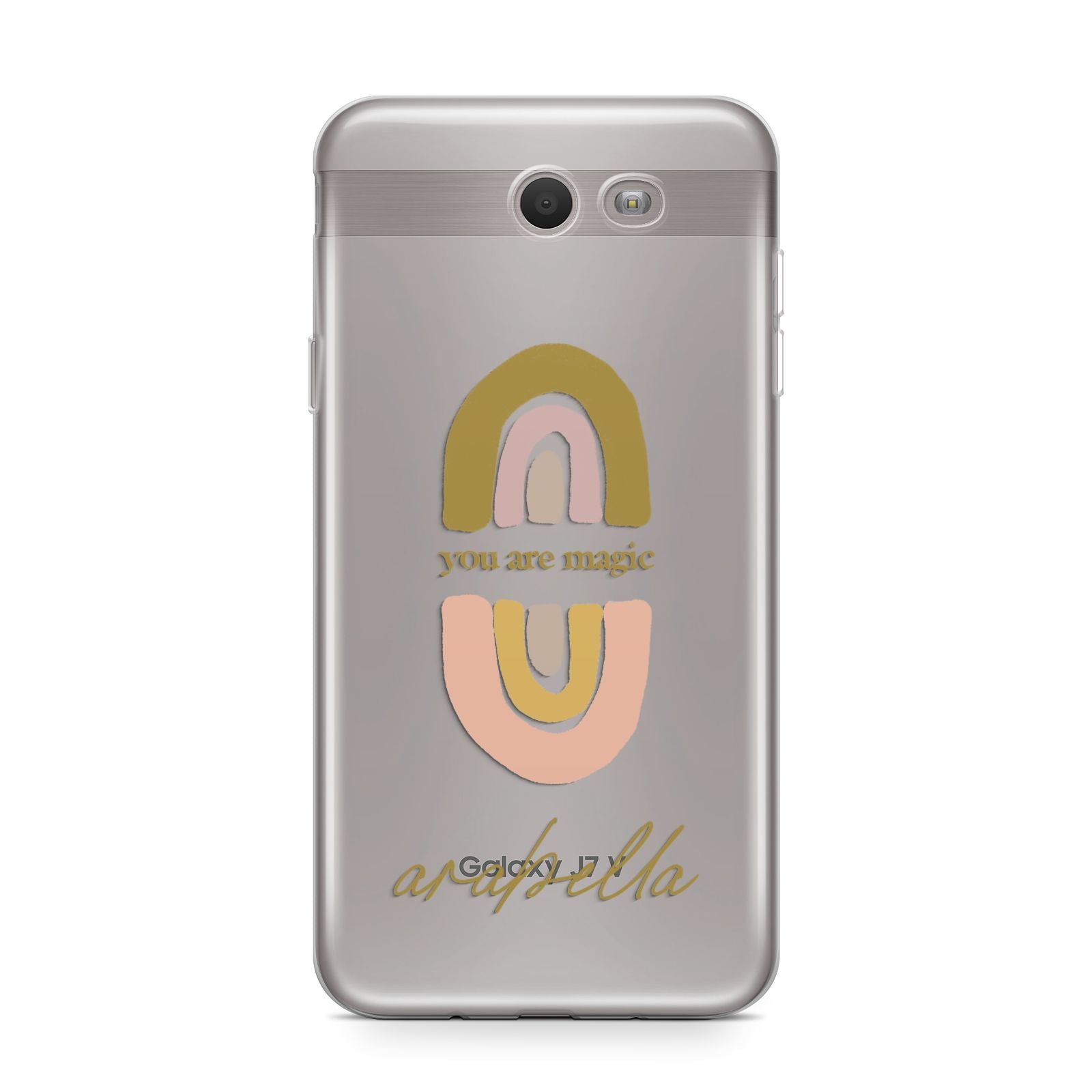 Personalised Rainbow Magic Samsung Galaxy J7 2017 Case