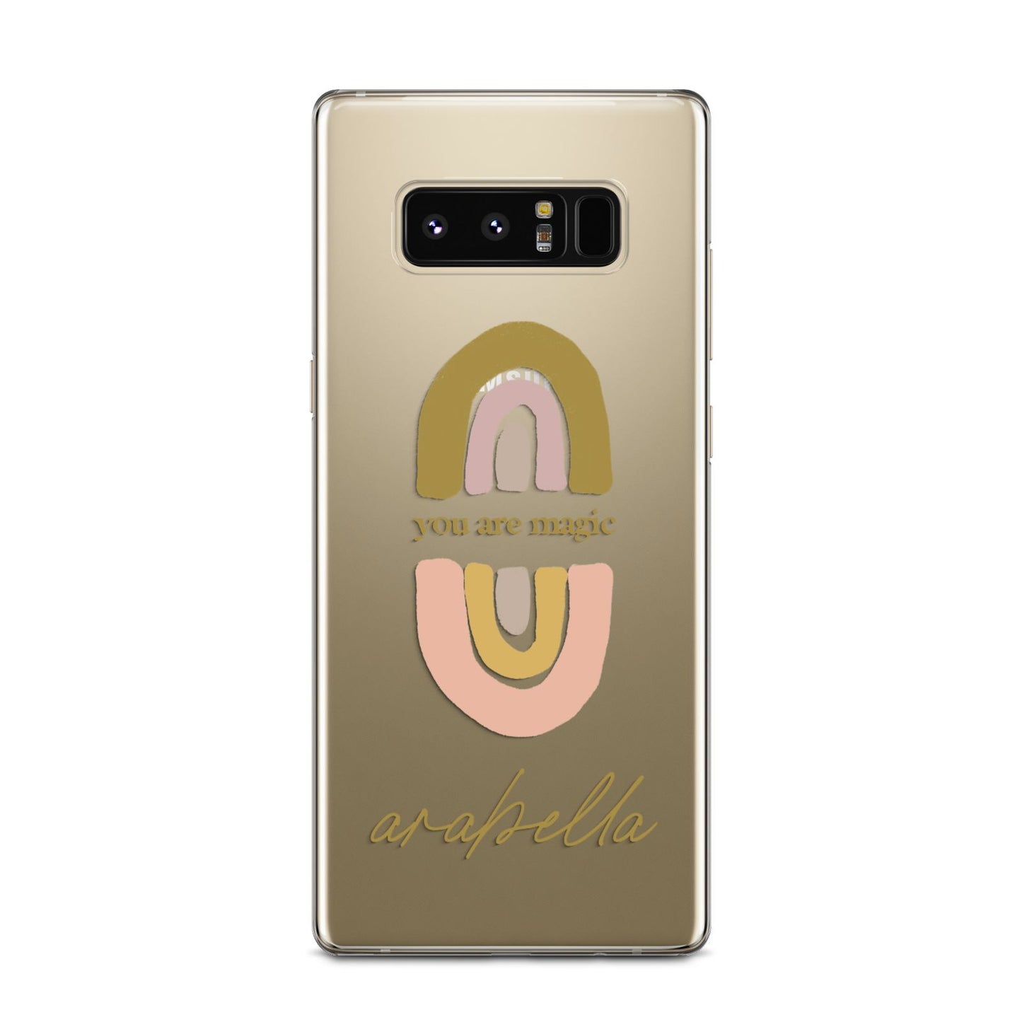 Personalised Rainbow Magic Samsung Galaxy Note 8 Case