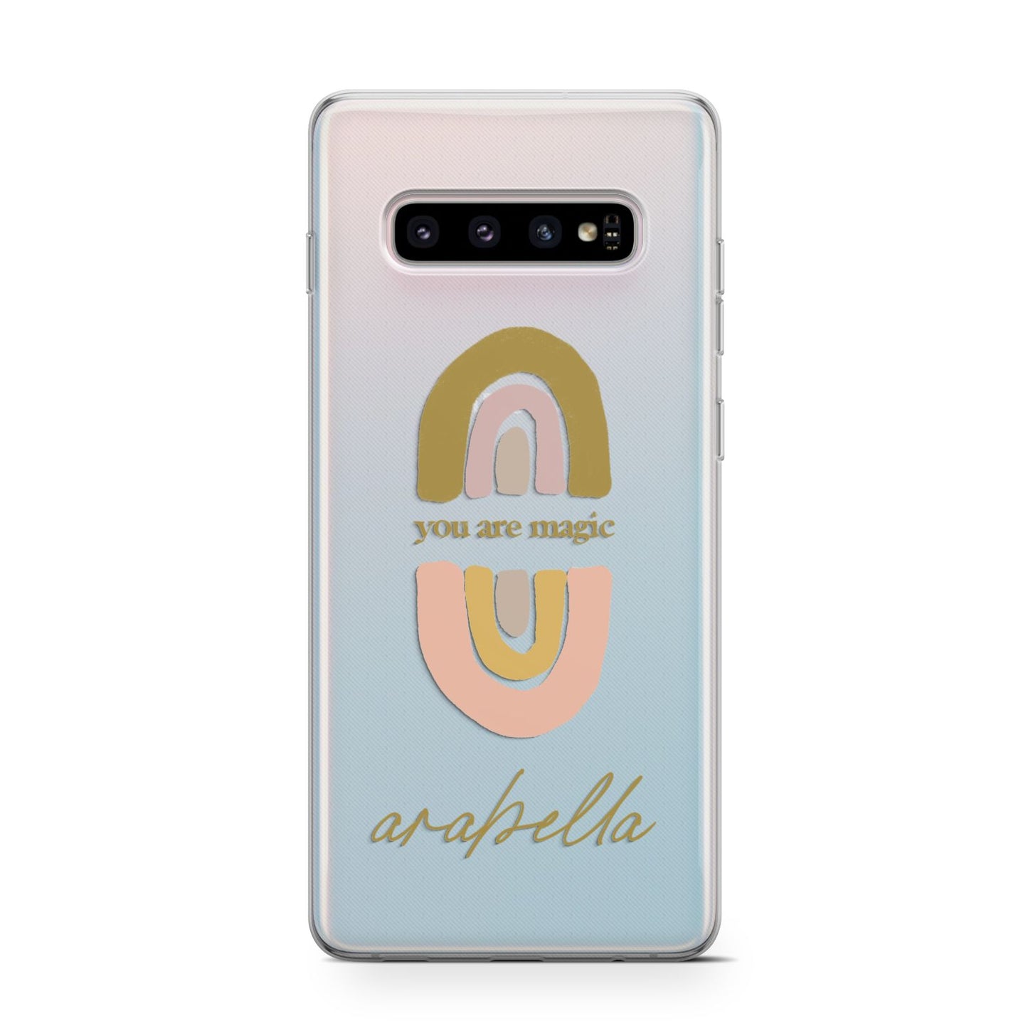 Personalised Rainbow Magic Samsung Galaxy S10 Case