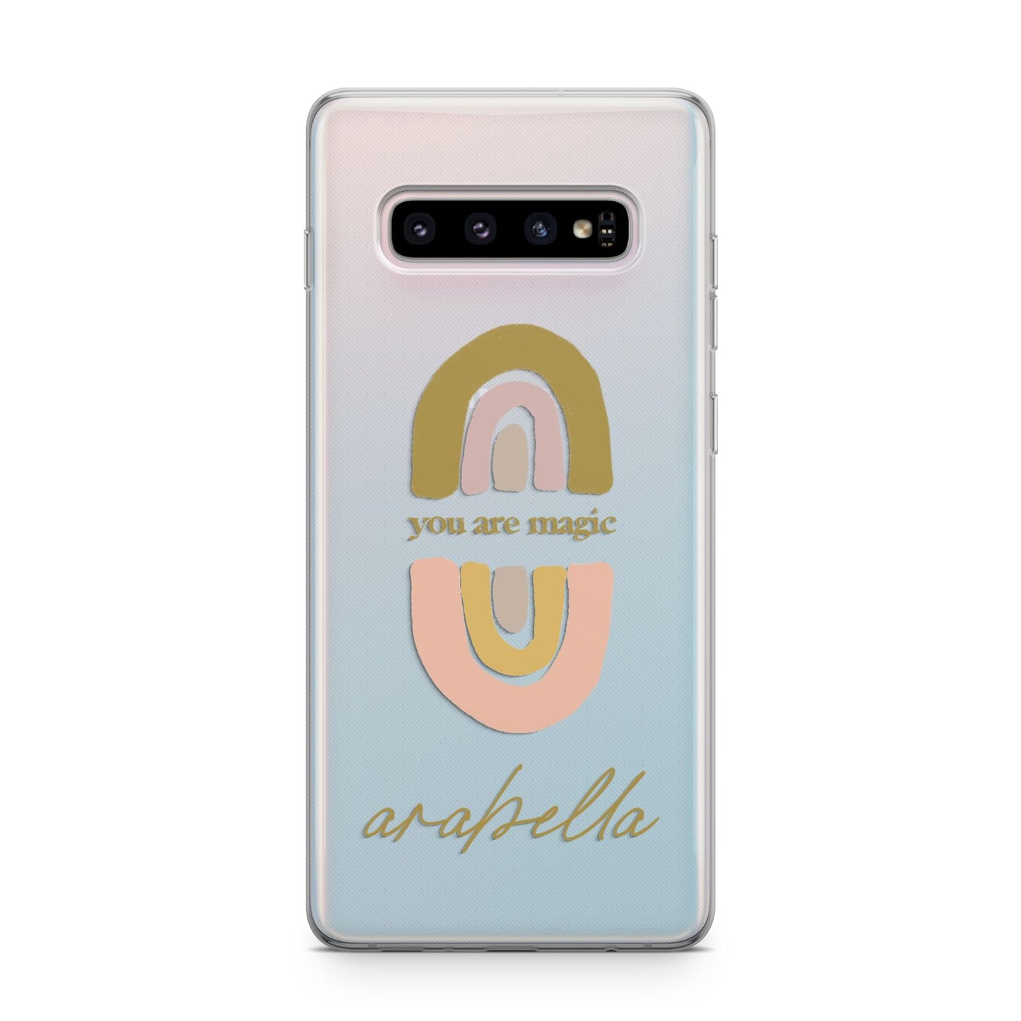 Personalised Rainbow Magic Samsung Galaxy S10 Plus Case