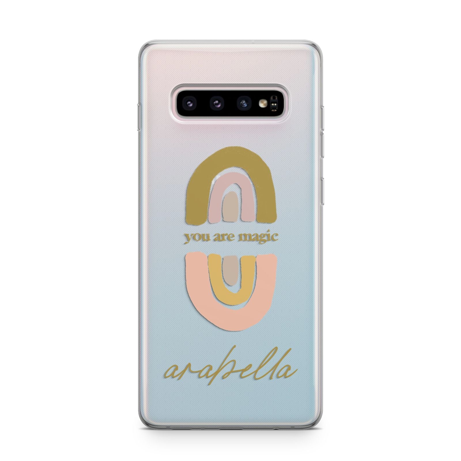 Personalised Rainbow Magic Samsung Galaxy S10 Plus Case