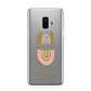 Personalised Rainbow Magic Samsung Galaxy S9 Plus Case on Silver phone