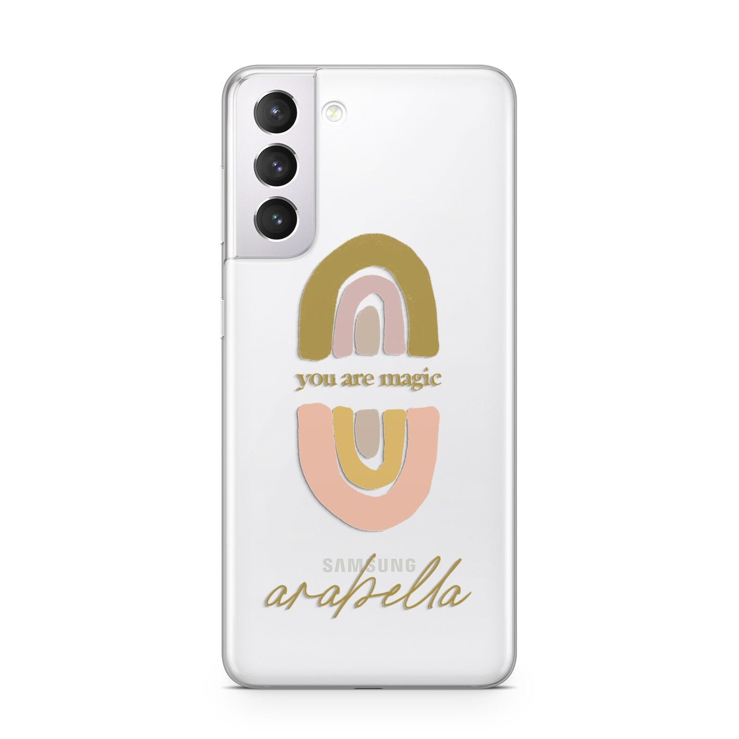 Personalised Rainbow Magic Samsung S21 Case