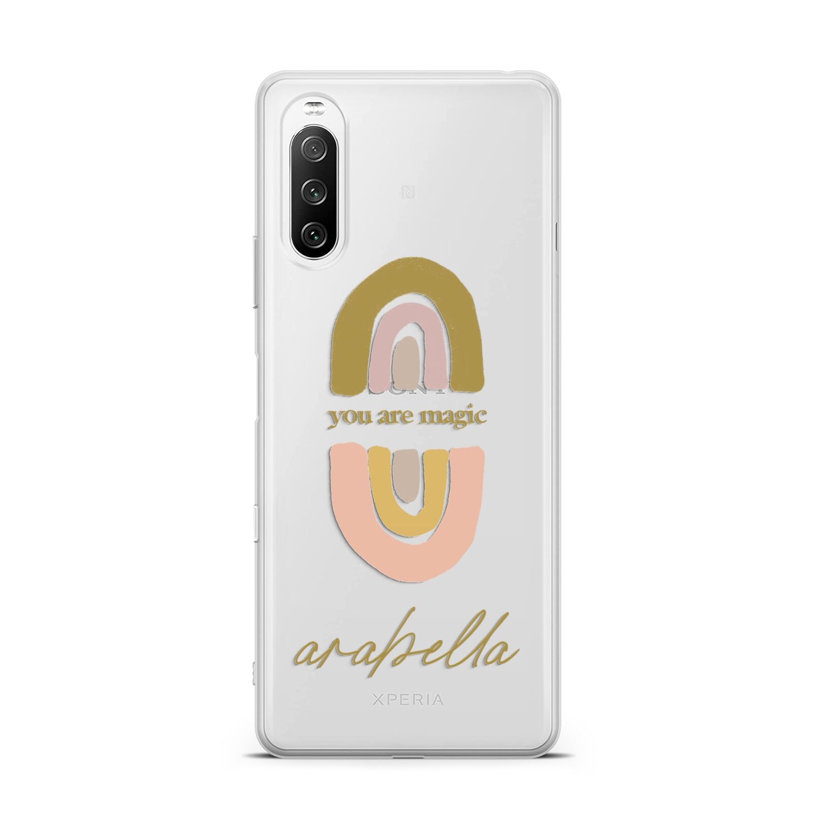 Personalised Rainbow Magic Sony Xperia 10 III Case