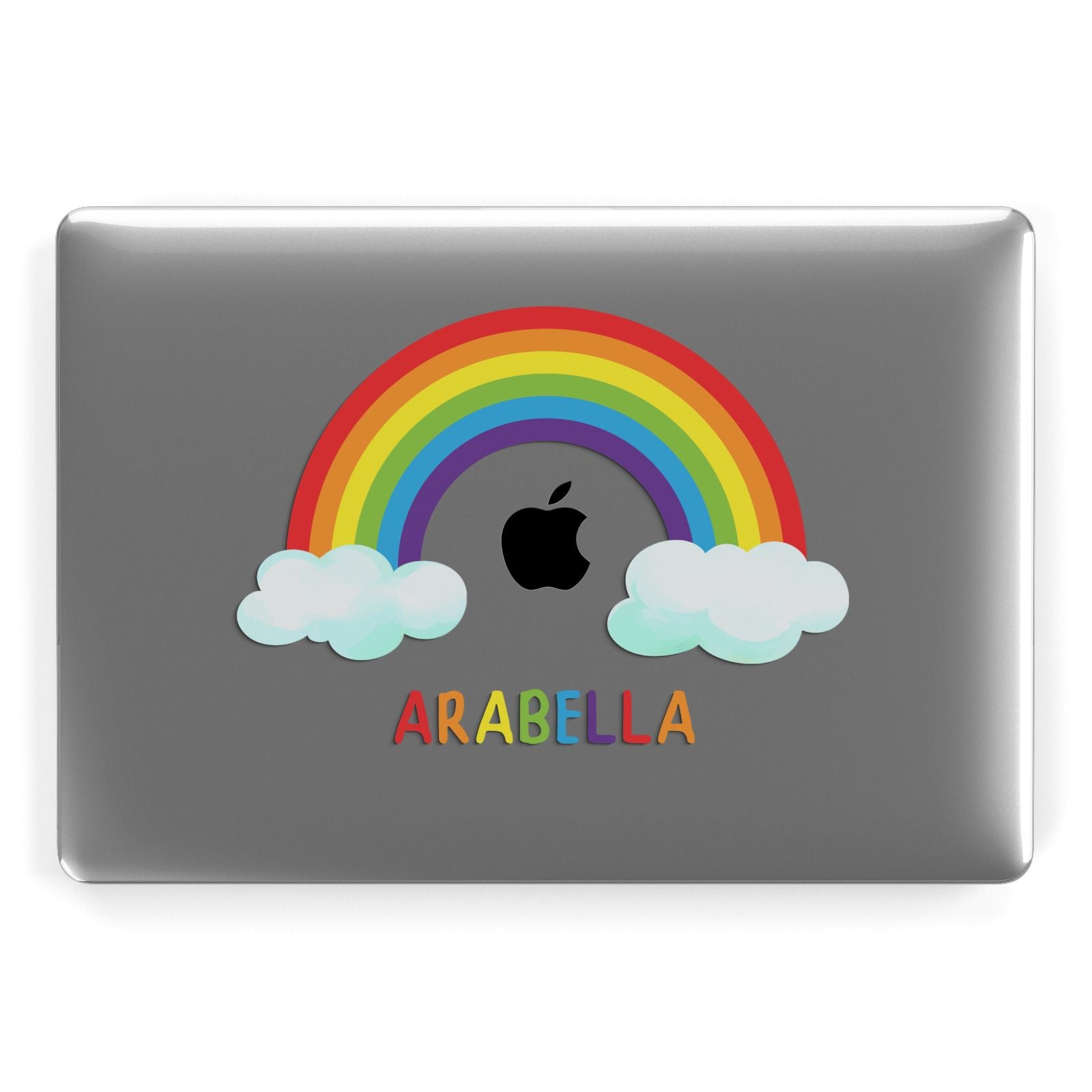 Personalised Rainbow Name Apple MacBook Case