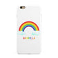 Personalised Rainbow Name Apple iPhone 6 Plus 3D Tough Case