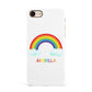 Personalised Rainbow Name Apple iPhone 7 8 3D Snap Case