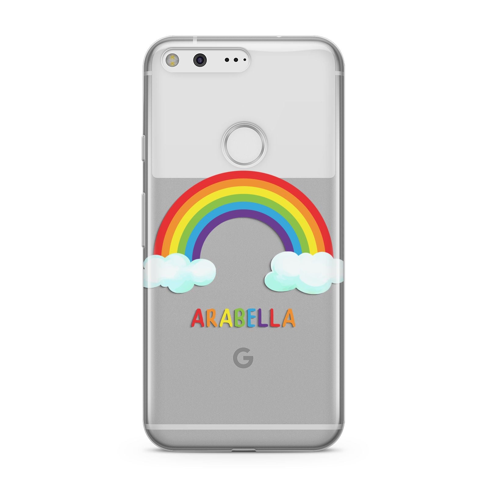 Personalised Rainbow Name Google Pixel Case
