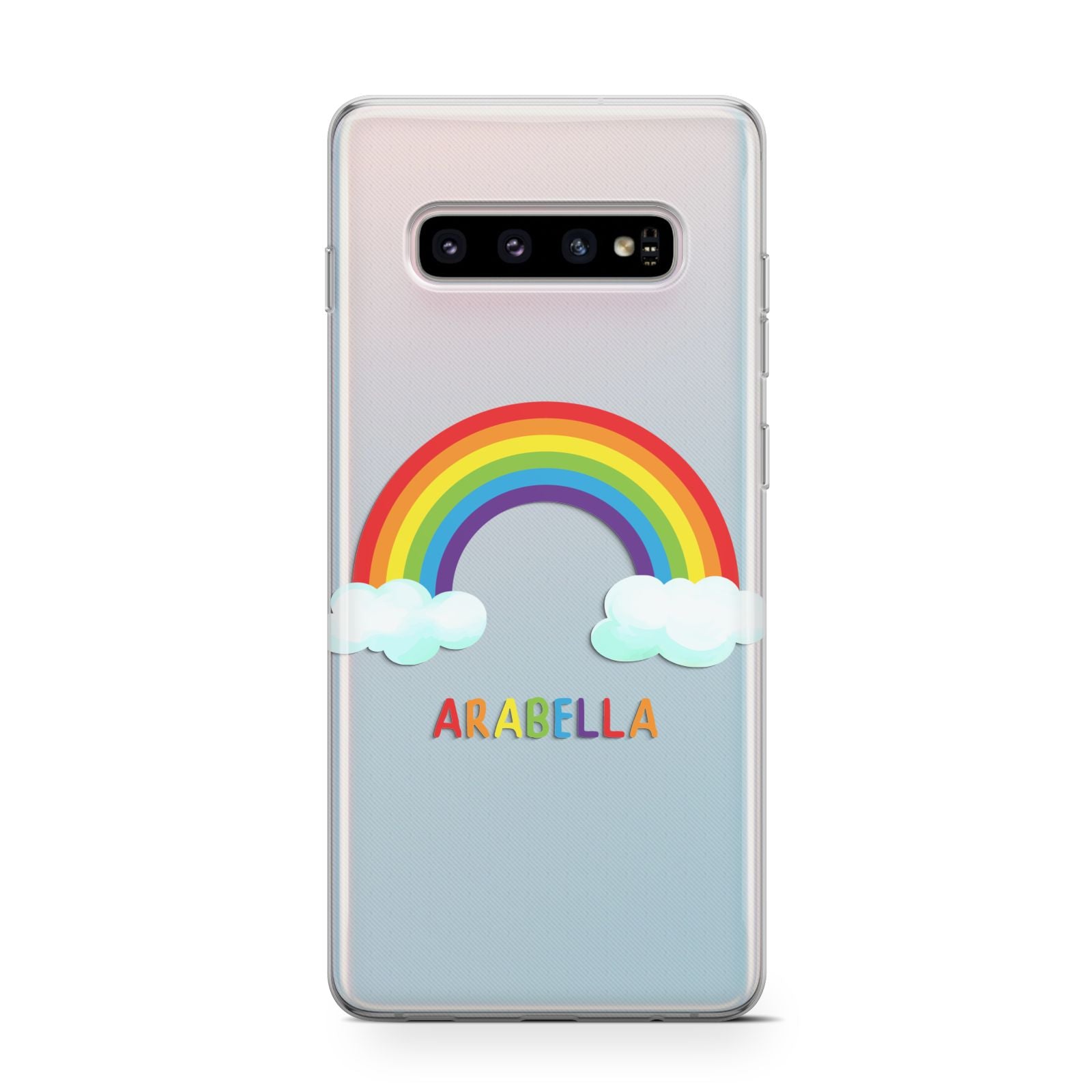 Personalised Rainbow Name Samsung Galaxy S10 Case