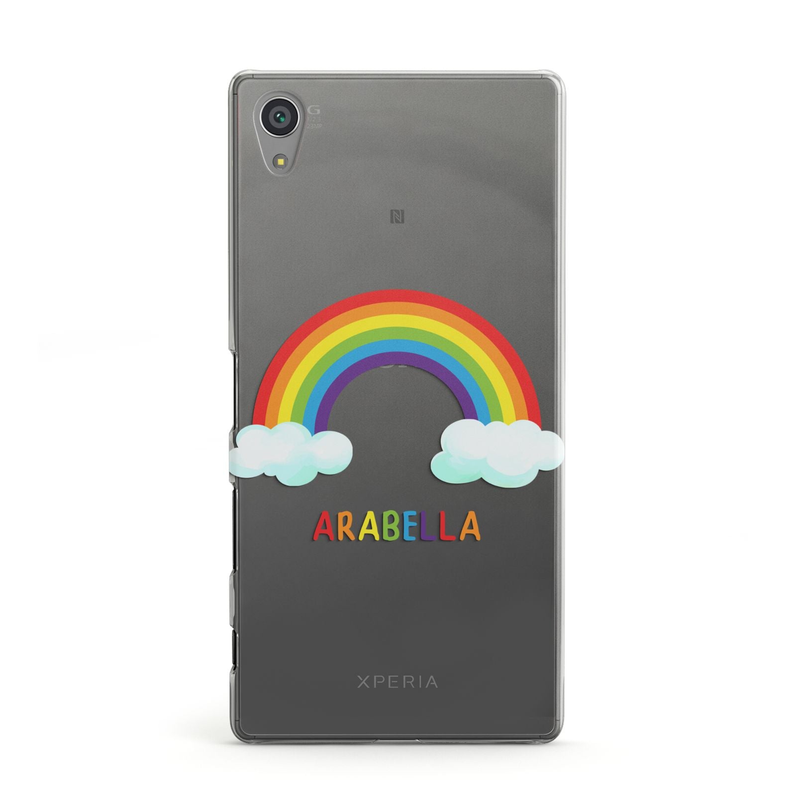 Personalised Rainbow Name Sony Xperia Case