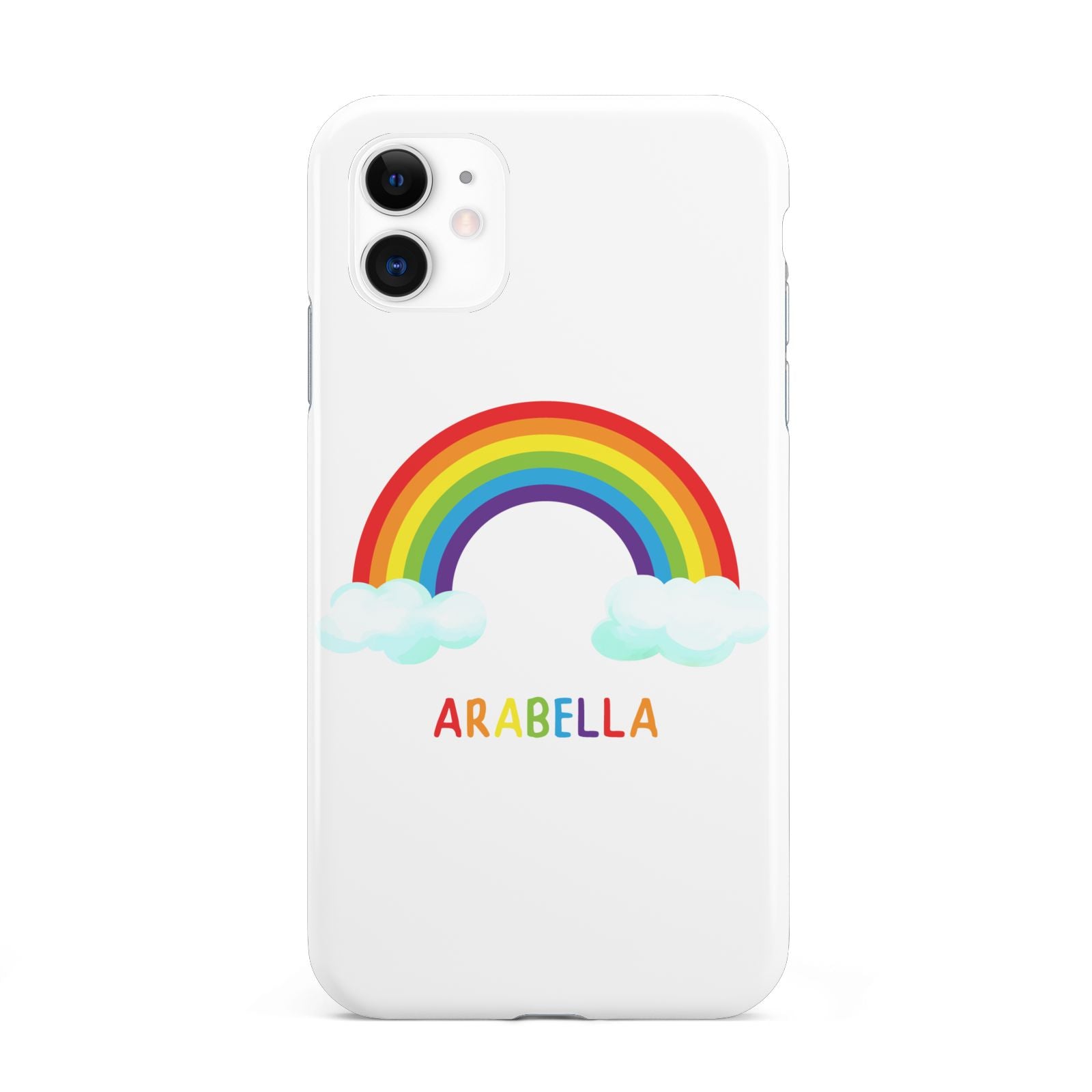 Personalised Rainbow Name iPhone 11 3D Tough Case