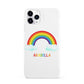 Personalised Rainbow Name iPhone 11 Pro 3D Snap Case