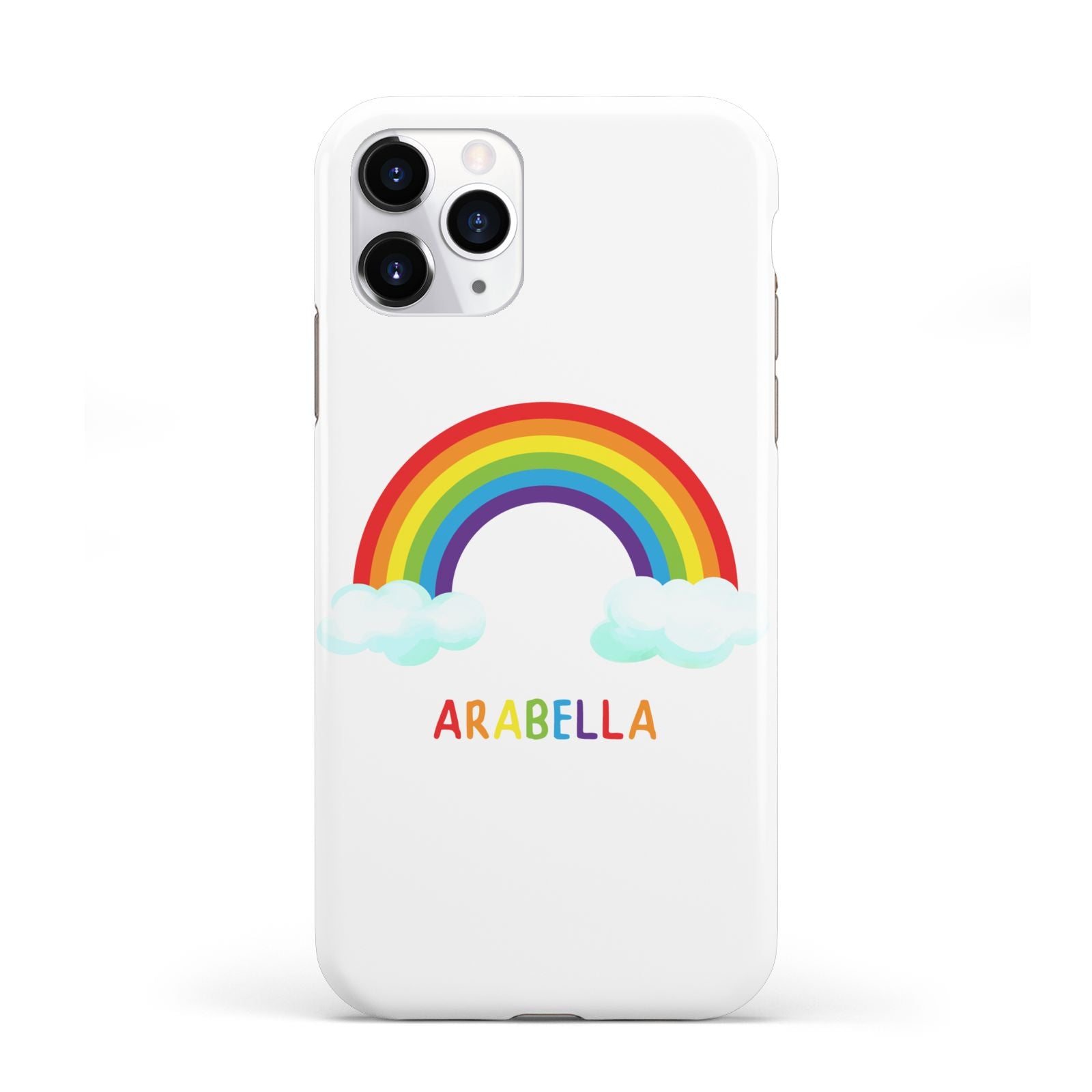Personalised Rainbow Name iPhone 11 Pro 3D Tough Case