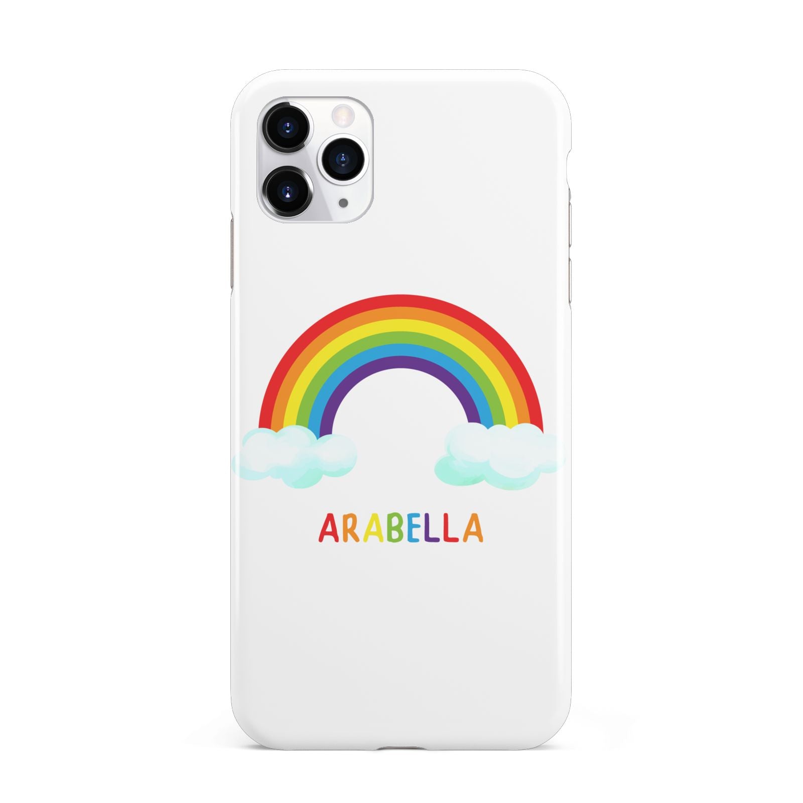 Personalised Rainbow Name iPhone 11 Pro Max 3D Tough Case
