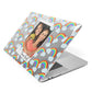 Personalised Rainbow Photo Upload Apple MacBook Case Side View