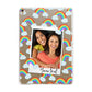 Personalised Rainbow Photo Upload Apple iPad Gold Case