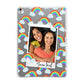 Personalised Rainbow Photo Upload Apple iPad Silver Case