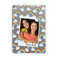 Personalised Rainbow Photo Upload Apple iPad Silver Case