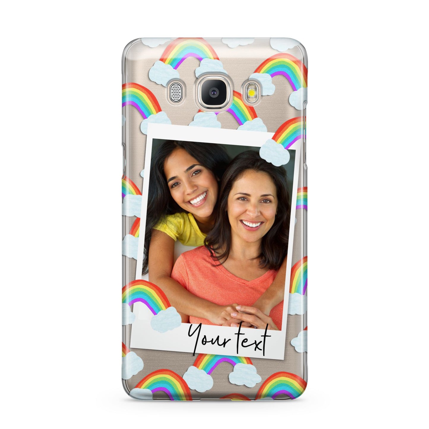 Personalised Rainbow Photo Upload Samsung Galaxy J5 2016 Case