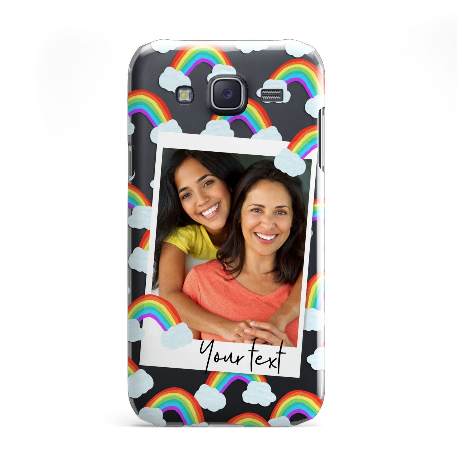 Personalised Rainbow Photo Upload Samsung Galaxy J5 Case