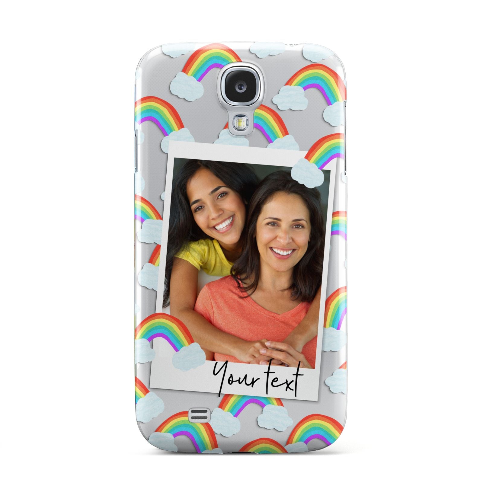 Personalised Rainbow Photo Upload Samsung Galaxy S4 Case