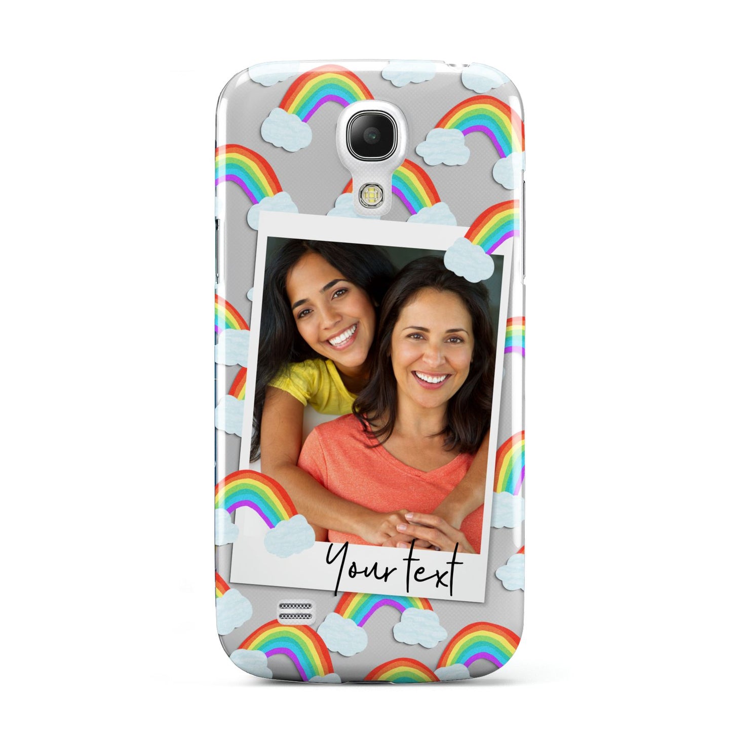 Personalised Rainbow Photo Upload Samsung Galaxy S4 Mini Case